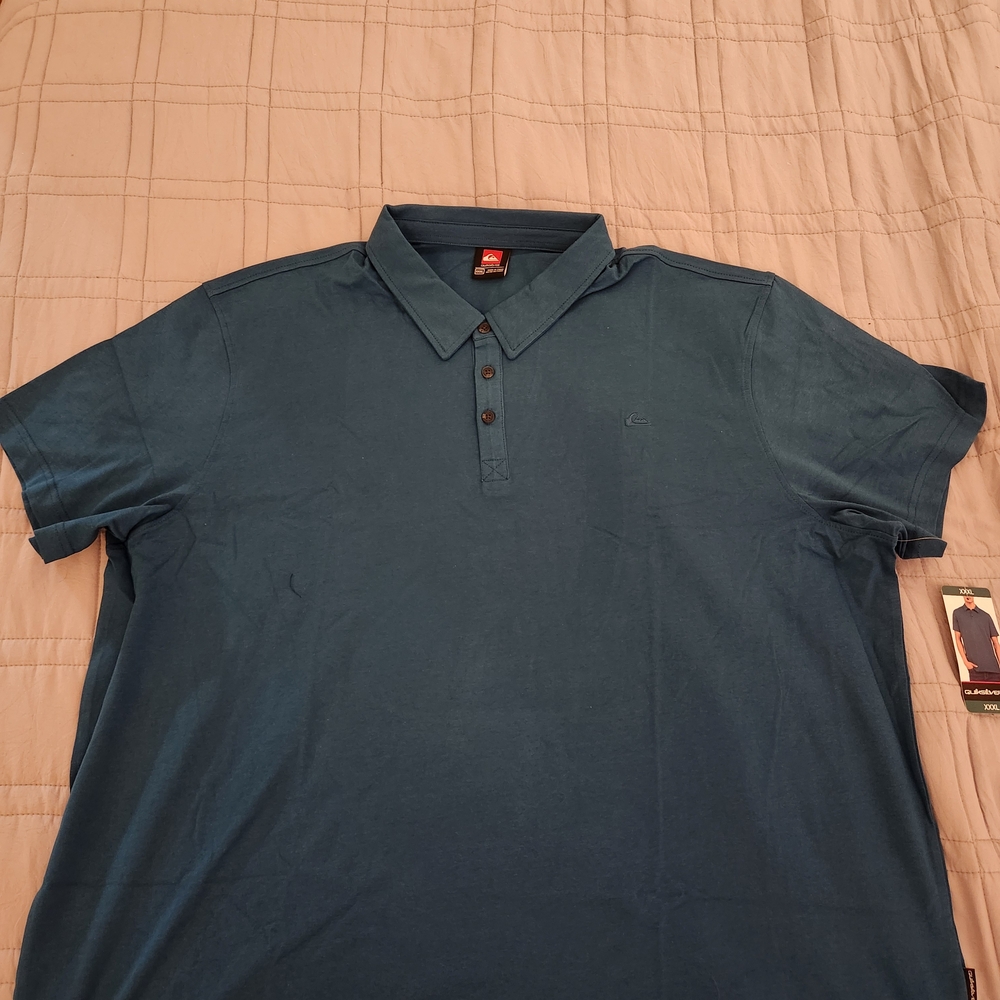 Quiksilver Deep Teal Polo Shirt